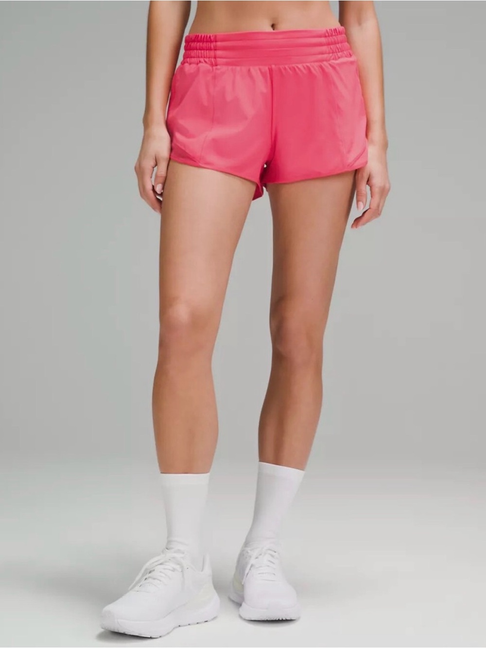 Lululemon Hotty Hot High-Rise Lined Shorts 2.5” Glaze Pink Size 6 NWT